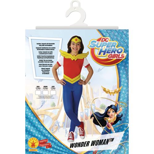 Rubie's Déguisement Classique Wonder Woman Superhero Girls - Taille M