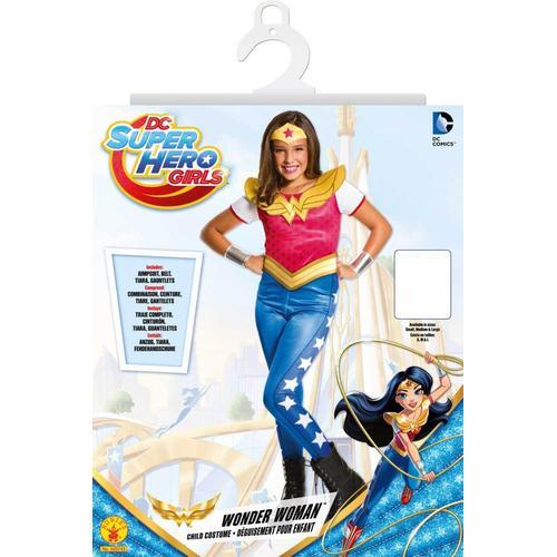 Rubie's Dc Super Hero Girl - Déguisement Classique Wonder Woman Taille M