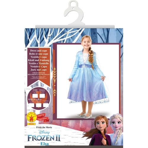 Frozen 2 Déguisement Classique Elsa La Reine Des Neiges 2 - Taille Tod