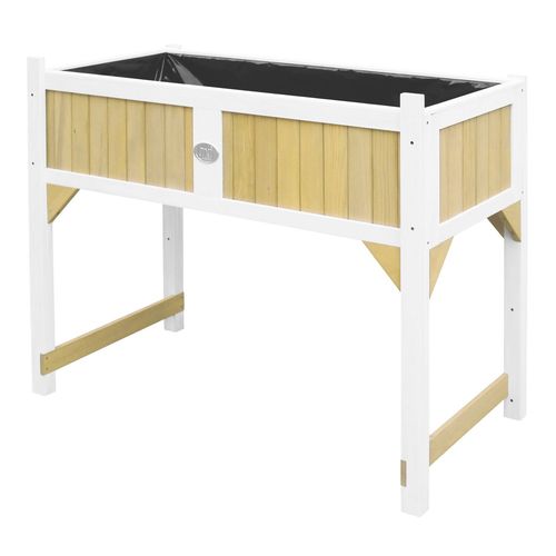 Axi Interieur Et Exterieur Table De Jardinage Bois Marron Blanc