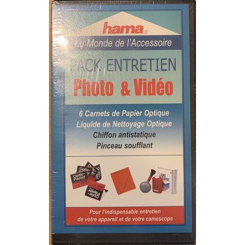 Pack entretien Photo & Vidéo - Le monde de l'accessoire Hama