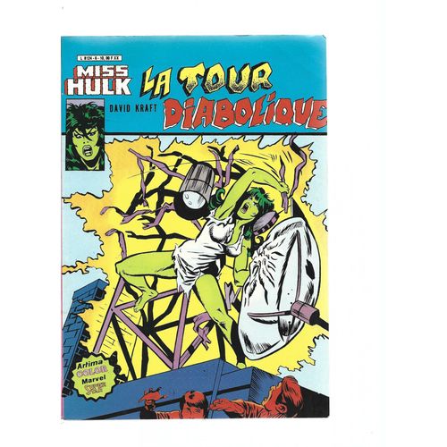 " La Tour Diabolique " : Miss Hulk ( She-Hulk ) # 6 ( Juin 1982 )