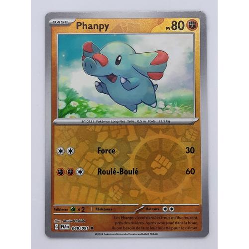 Phanpy Reverse - Pokémon - Set Destinées De Paldea - 048/091 - Ev4.5 - Française