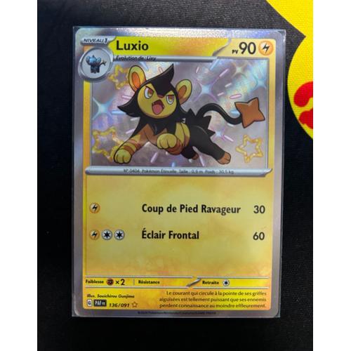 Carte Pokemon - Luxio - 136/091 - Ev4.5 Destinées De Paldea