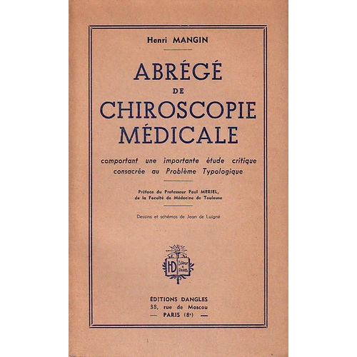 Abrégé De Chiroscopie Médicale.