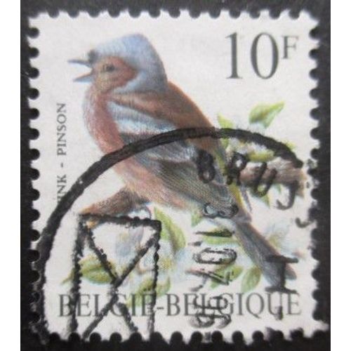 Belgique N°2350a Fluo Oiseau Oblitéré