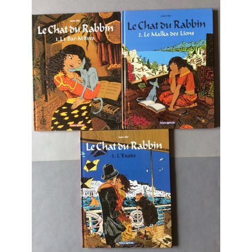 Le Chat Du Rabbin Tome 1, 2 Et 3 - Lot De 3 Bd