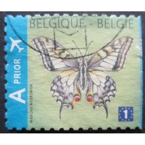 Belgique N°4235a Papillon Oblitéré
