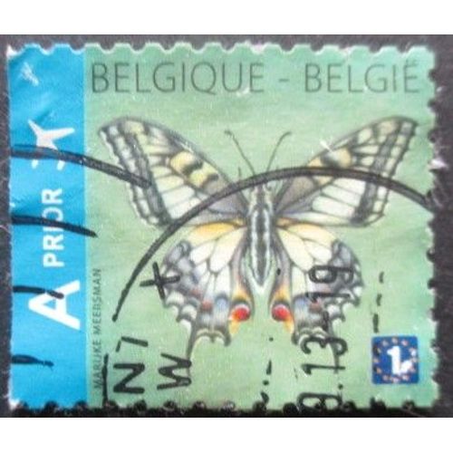 Belgique N°4235 Papillon Oblitéré