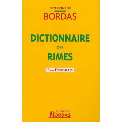 Dictionnaire Des Rîmes