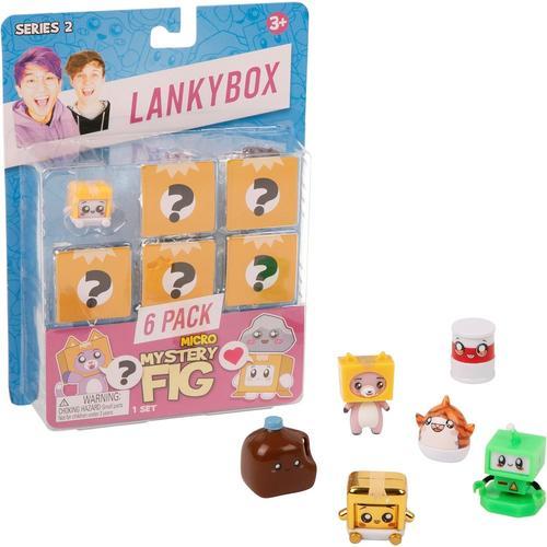 Lankybox Mystery Micro 6 Pack Series 2 Collectible Mini Figures