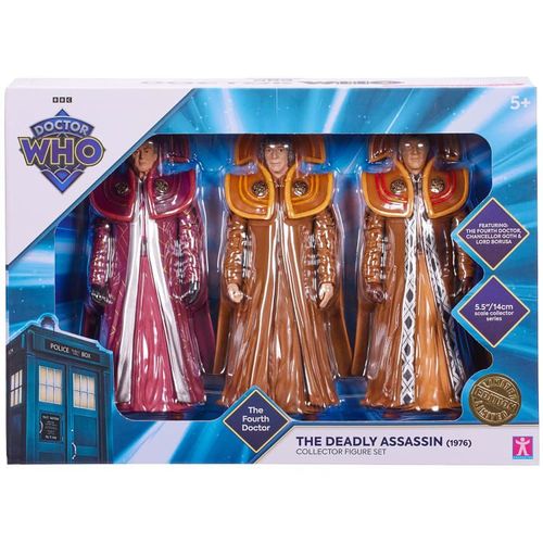 Doctor Who The Forth Doctor Deadly Assassin Figure Set 1976
