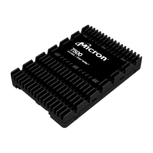 Micron 7500 MAX - SSD - Mixed Use - chiffré - 3.2 To - interne - 2.5" - U.3 PCIe 4.0 (NVMe) - AES 256 bits, 3072-bit RSA, RSA 208 bits - TCG Opal Encryption 2.01