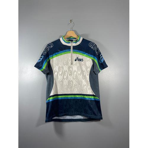 Maillot Vélo Cyclisme Vintage Asics Bike Team