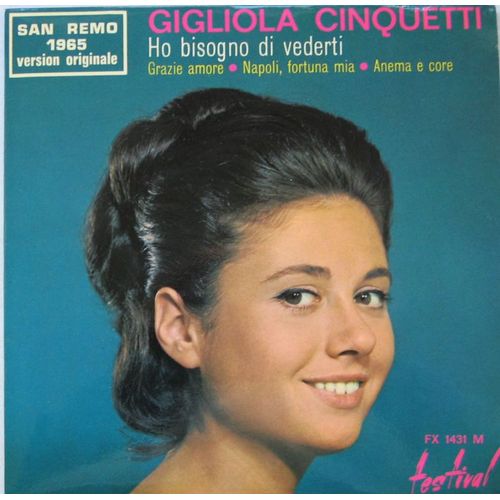 Ho Bisogno Di Vederti<Br> -Grazie Amore<Br> -Napoli Fortuna Mia<Br> -Anema E Core