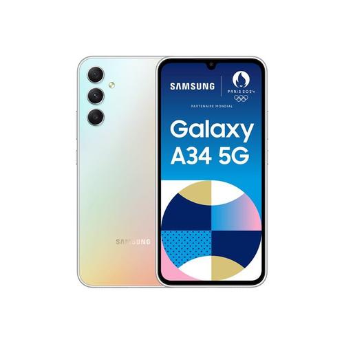 Samsung Galaxy A34 Argent 6 / 128 Go