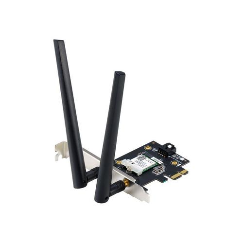 ASUS PCE-AXE5400 - Adaptateur réseau - PCIe profil bas - Bluetooth 5.2, 802.11ax (Wi-Fi 6E)