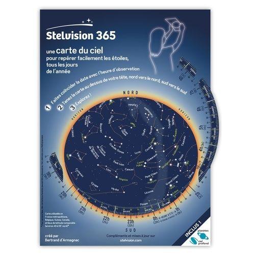 Stelvision 365 - Une Carte Du Ciel Pour Repérer Facilement Les Étoiles, Tous Les Jours De L'année