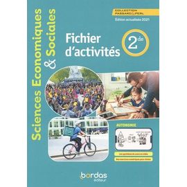 Ses 2de Passard & Perl - Fichier D'activités Élève