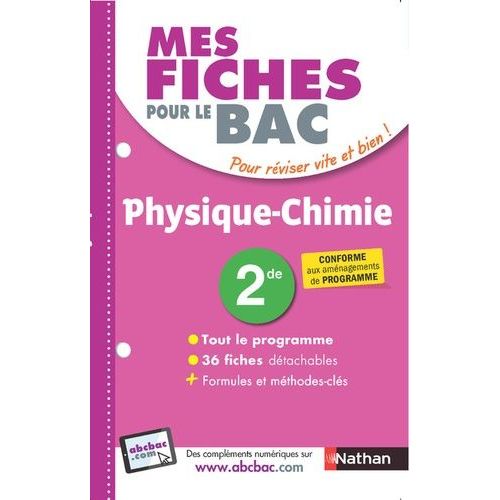 Physique-Chimie 2de