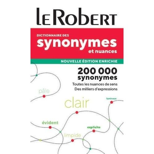 Dictionnaire Des Synonymes Robert Les meilleures offres et bons plans