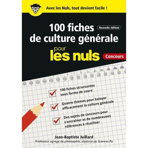 100 Fiches De Culture Générale Pour Les Nuls