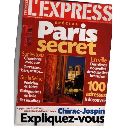 L'express  N° 2608 : Spécial Paris Secret