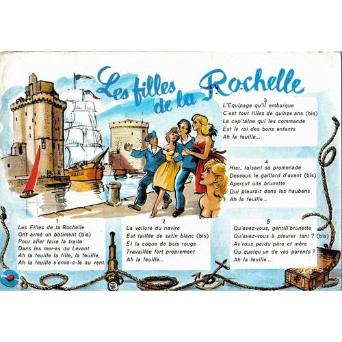Carte Postale de Charente-Maritime GF Souvenir de La rochelle vues divers 17 