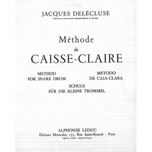 Méthode De Caisse-Claire Caisse Claire