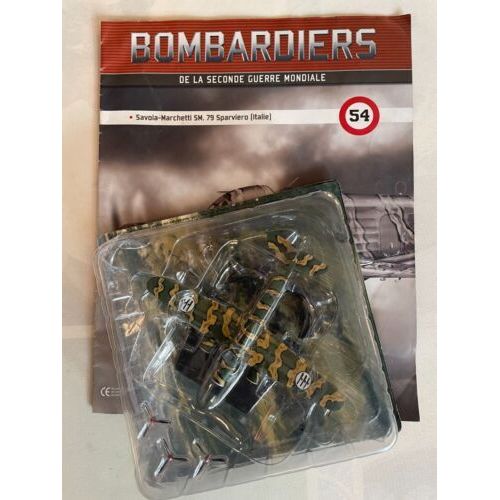 Bombardiers 1/144 Altaya N° 54 - Savoia-Marchetti Sm-79 Sparviero (Italie)