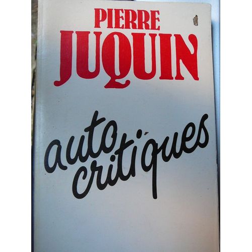 Autocritiques