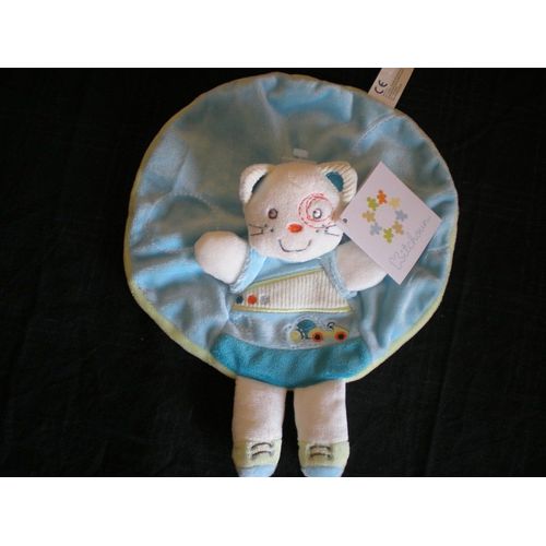 Doudou Rond - Chat Bleu