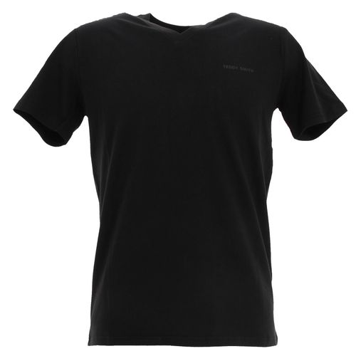 Tee Shirt Manches Courtes Teddy Smith Tawax 2 Mc Noir
