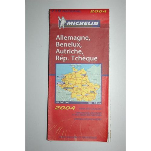 Allemagne, Benelux, Autriche, République - 1/1 000 000