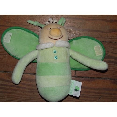 Abeille Papillon Dpam Doudou Du Pareil Au Meme Vert Peluche Activite 22 Cms