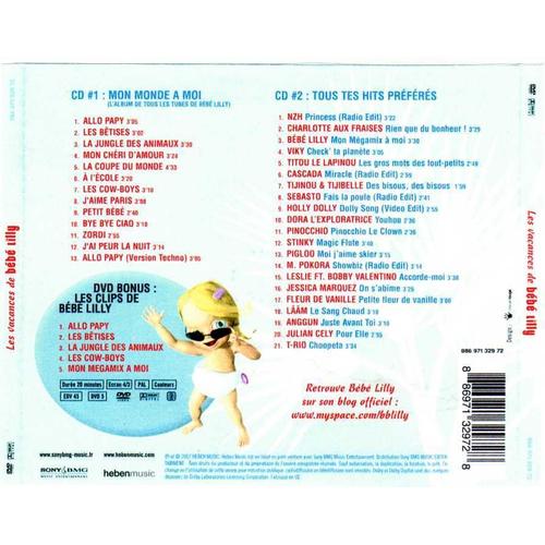 La fabuleuse aventure de bébé Lilly - Bebe lilly - HEBEN MUSIC - CD + DVD -  Place des Libraires