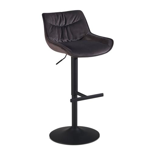 Tabouret De Bar Moderne Velours Chaise Fauteuil De Comptoir Moderne