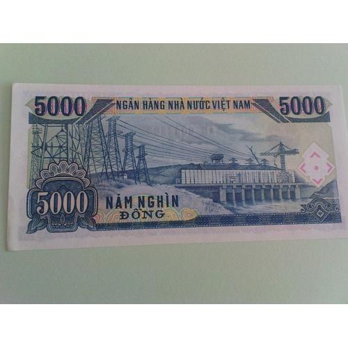 Billet De 5000 Dong Vietnam