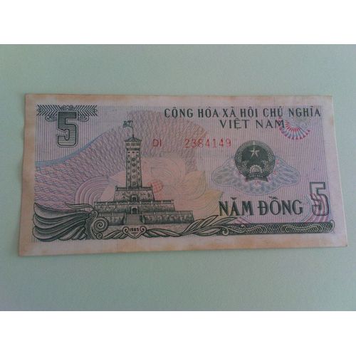 Billet De 5 Dong Vietnam