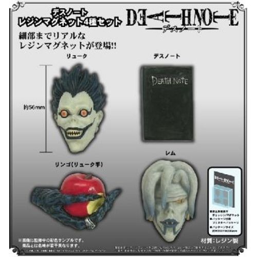 Death Note Imanes En Resina Set De 4