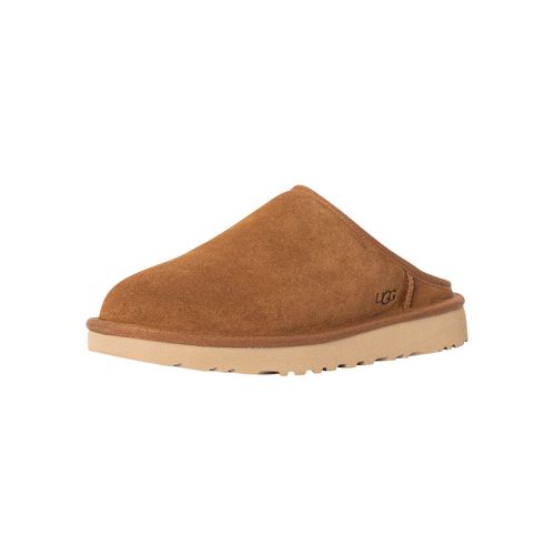 Ugg Pantoufles En Daim Classiques Enfiler Marron