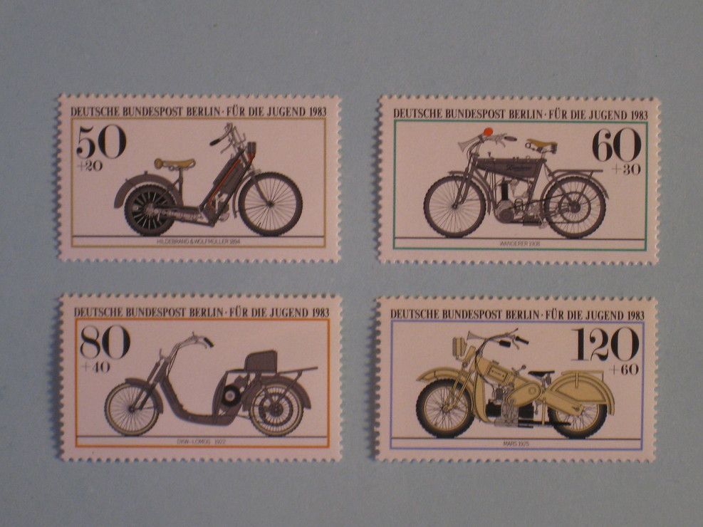 Allemagne (Berlin) 1983 - Neuf - Yvert Nos. 655/58