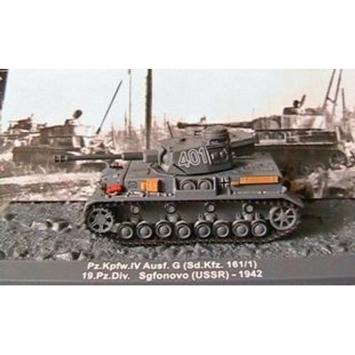 Char Tank Pz. Kpfw. Iv Ausf. G Sgfonovo 1942 Ussr 1/72-Altaya