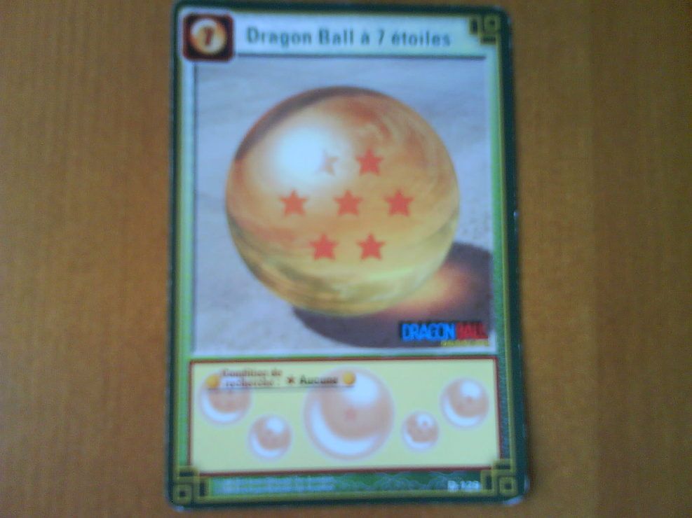 Carte A Jouer Dragon Ball Z - Serie 6 - Dragon Ball A 7 Etoiles