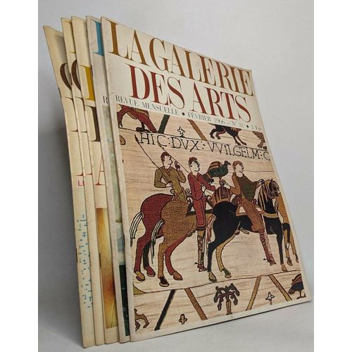 Lot De 5 Revues ""La Galerie Des Arts"" - Revue Mensuelle: Février 1966 N°31 / Mars 1966 N°32 / Décembre 1968 N°61 / Janvier 1969 N°62 / Février 1969 N°63
