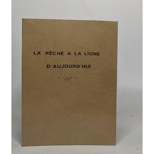 La Pêche A La Ligne D'aujourd'hui