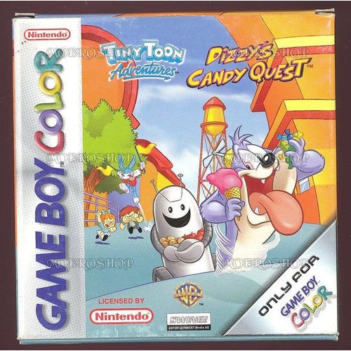 Tiny Toons Dizzys Candy Quest  Game Boy Color - Pal