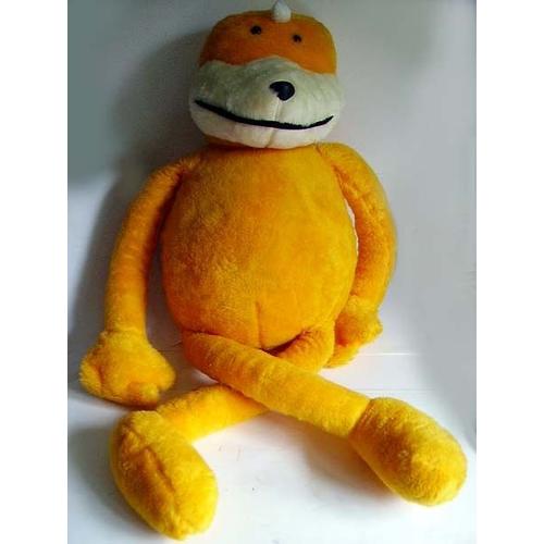 Peluche Flat Eric Jaune 60 Cm (Clip "Flat Beat" De Mr Oizo, Publicité Jeans Levi's)