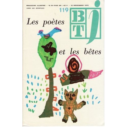 Btj N°119 : Les Poètes Et Les Bêtes