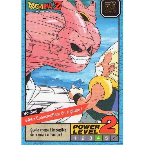 Dragon Ball Z - Carte  Power Level  - Fr - N°604 - Année 1996